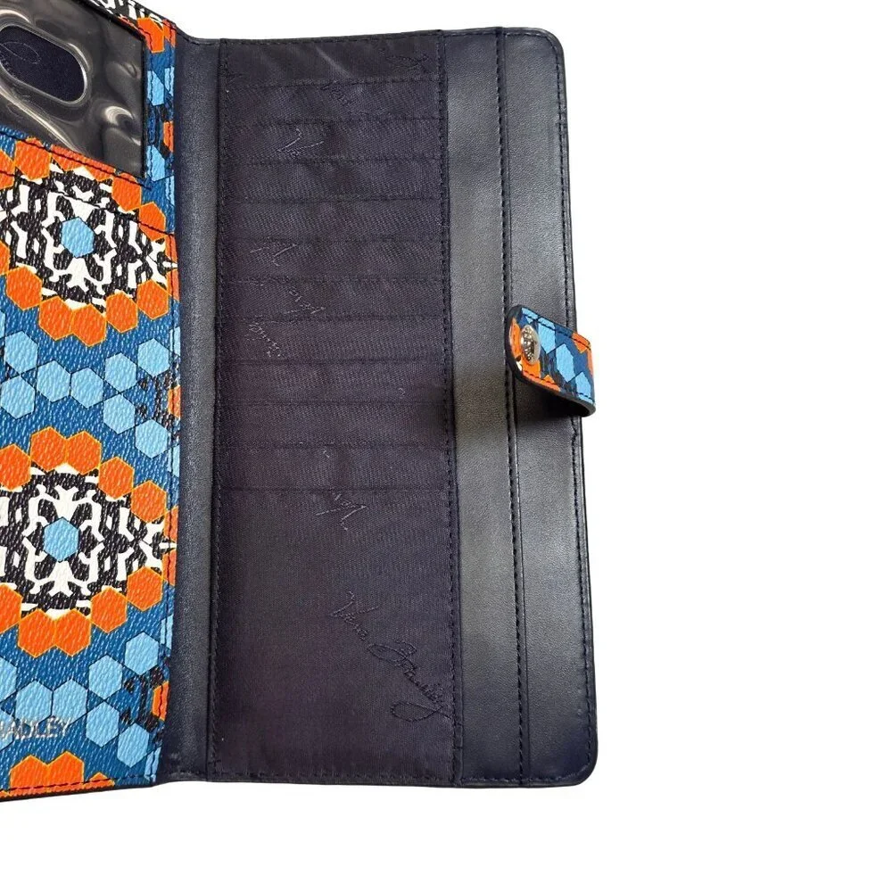 Vera Bradley Slim Travel Organizer Wallet, Marrakesh Beads Print